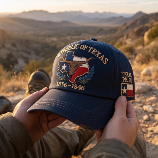 Republic of Texas 1836–1846 Commemorative Embroidered Hat