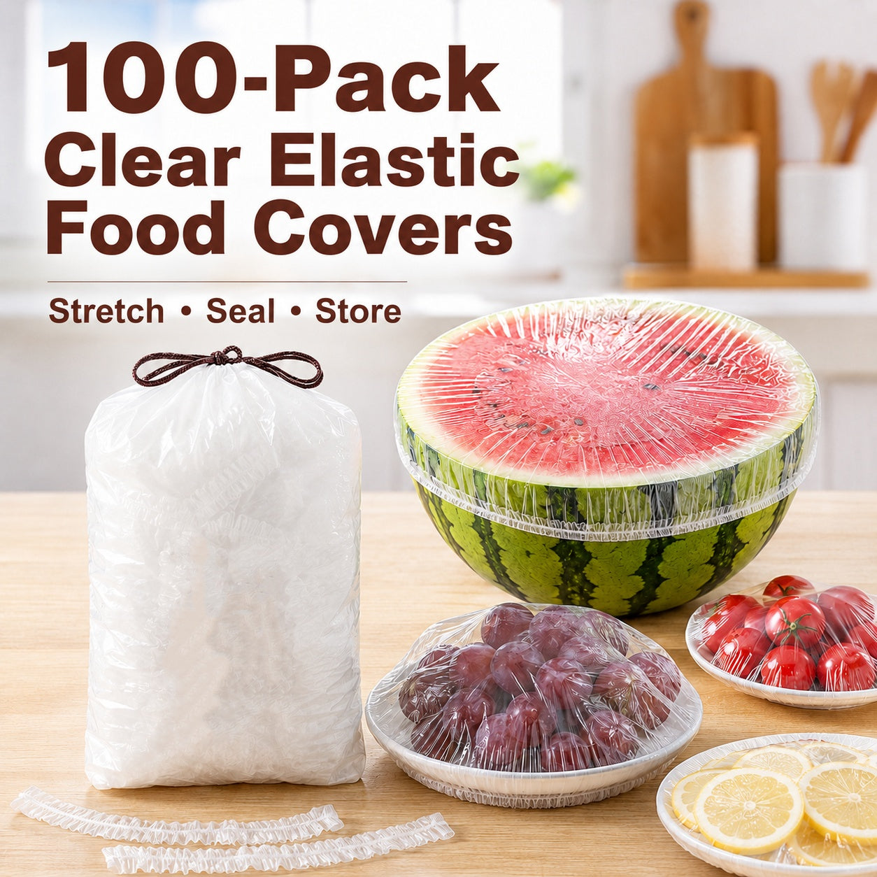🔥Disposable Stretch Food Covers for Bowls & Plates