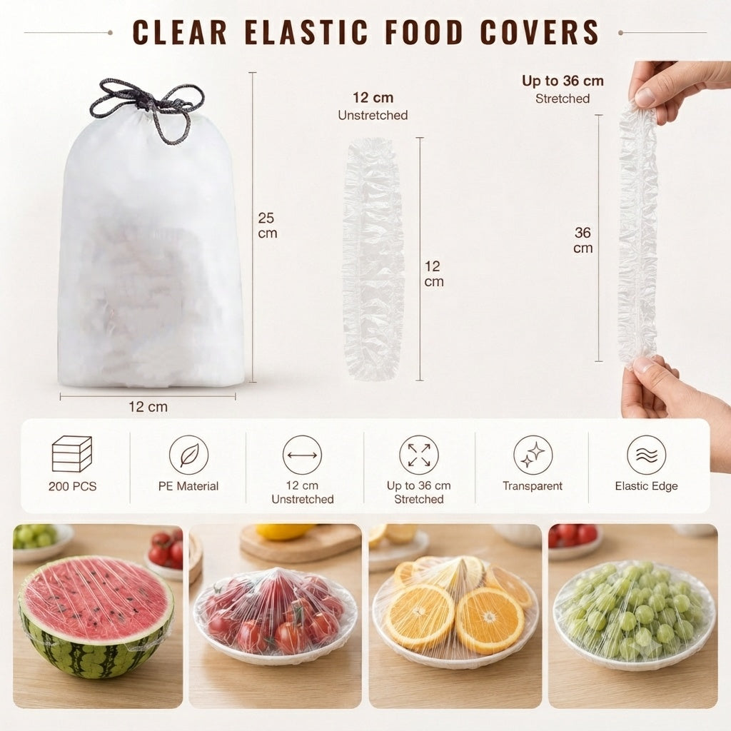 🔥Disposable Stretch Food Covers for Bowls & Plates