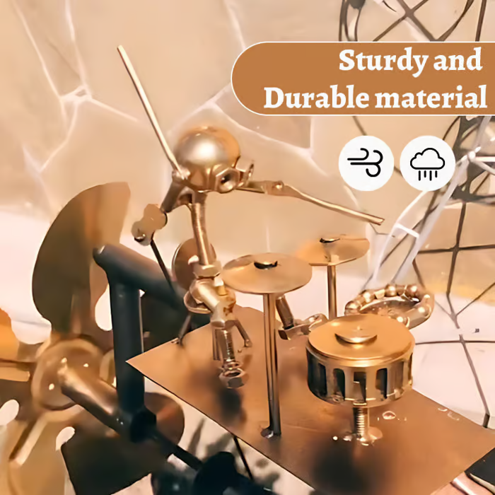 🔥Last Day: 50% OFF🥁Handmade Metal Drummer Windmill🎁Buy 2 Free Shipping