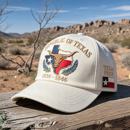 Republic of Texas 1836–1846 Commemorative Embroidered Hat