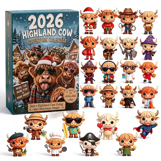🐂🎁2026 Highland Cow Advent Calendar(📦Buy 2 Free Shipping)