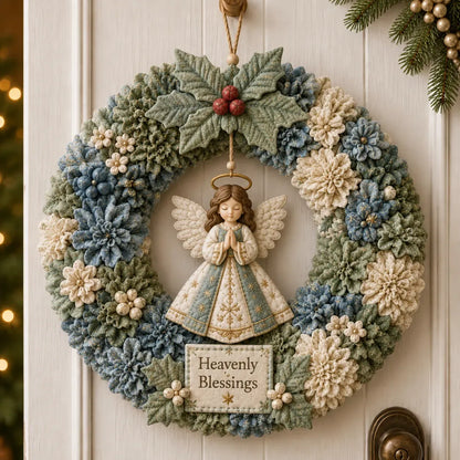 3D Fabric Poke Wreath DIY Kit 🎄🧡 (Video Tutorial & Finished Wreath Reference Included ✨ Beginner-friendly)