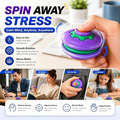 🔥Hot Sale 49% OFF🔥Stress Relief Fidget Spinning Ball