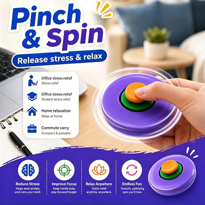 🔥Hot Sale 49% OFF🔥Stress Relief Fidget Spinning Ball