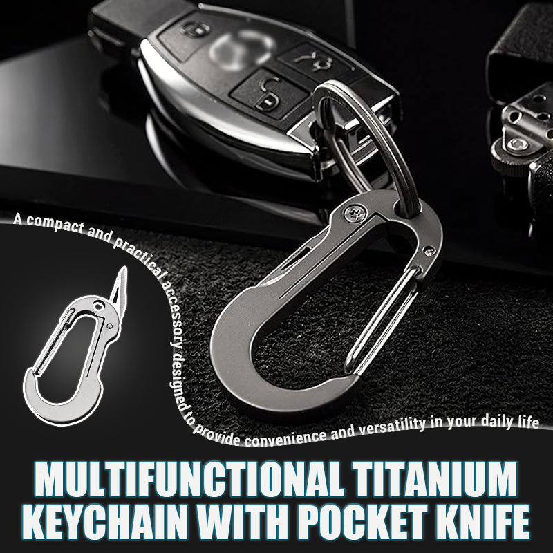(🌲Early Christmas Sale- 49% OFF) Multifunctional Titanium Alloy Keychain