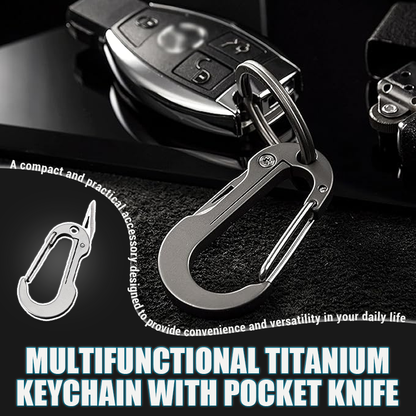 (🌲Early Christmas Sale- 49% OFF) Multifunctional Titanium Alloy Keychain