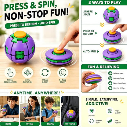 🔥Hot Sale 49% OFF🔥Stress Relief Fidget Spinning Ball