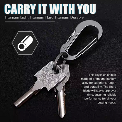 (🌲Early Christmas Sale- 49% OFF) Multifunctional Titanium Alloy Keychain