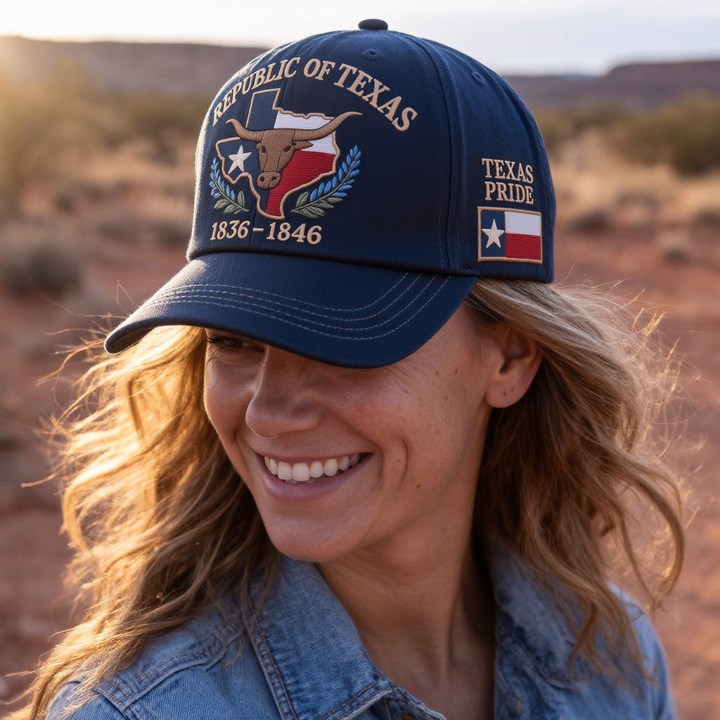 Republic of Texas 1836–1846 Commemorative Embroidered Hat