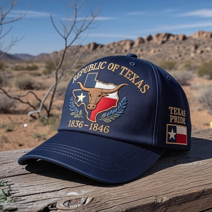 Republic of Texas 1836–1846 Commemorative Embroidered Hat