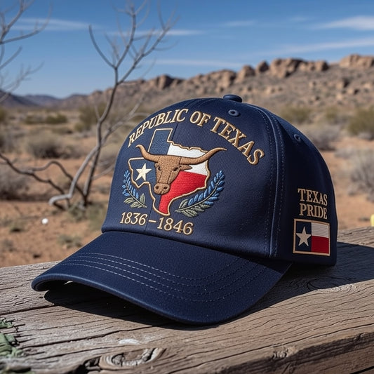 Republic of Texas 1836–1846 Commemorative Embroidered Hat