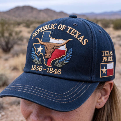 Republic of Texas 1836–1846 Commemorative Embroidered Hat