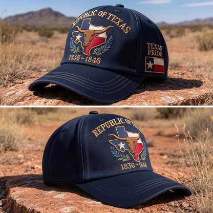 Republic of Texas 1836–1846 Commemorative Embroidered Hat