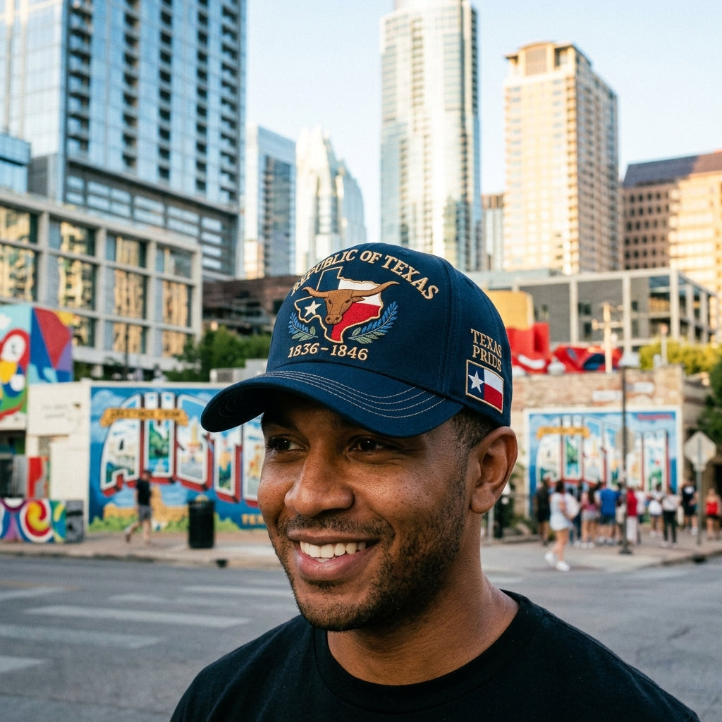 Republic of Texas 1836–1846 Commemorative Embroidered Hat