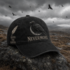 ⬛🐦Nevermore Raven Vintage Embroidered Cap | Gothic Bird Lover Hat