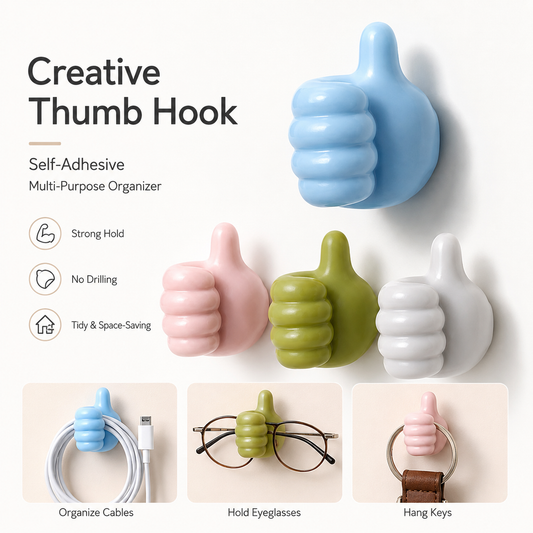 (🌲Early Christmas Sale - 49% OFF) Creative Thumbs Up Shape Wall Hook