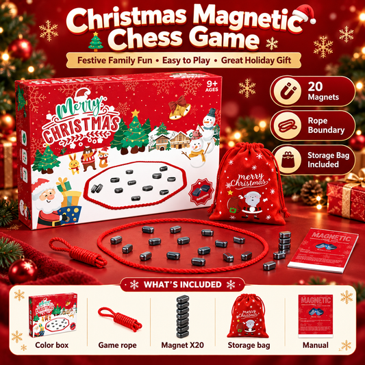 (🎄Early Christmas Sale - 49% OFF)🔥2026 Christmas Version Magnetic Chess Game