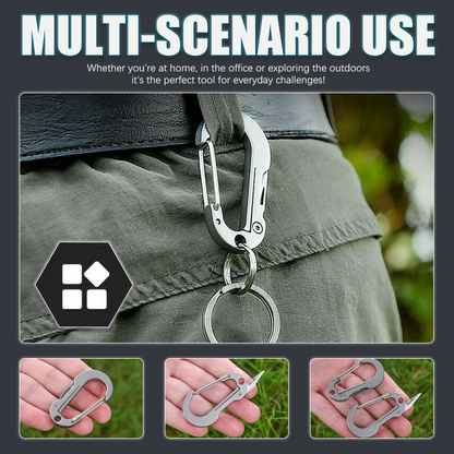 (🌲Early Christmas Sale- 49% OFF) Multifunctional Titanium Alloy Keychain