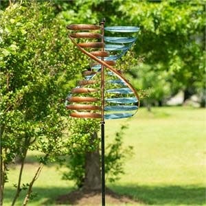 Metal Twisting Helix Wind Spinner